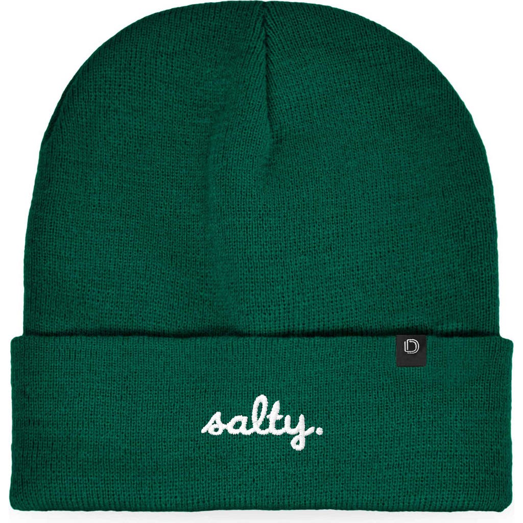 Dalix Salty Beanie Cap In Green