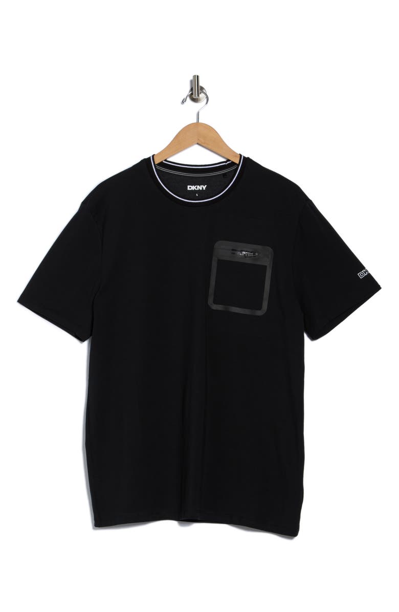 DKNY SPORTSWEAR Lyndon Pocket T-Shirt, Alternate, color, Black