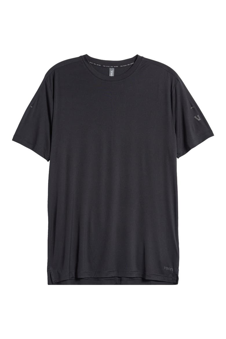 Terra Run Performance T-Shirt, Alternate, color, BLACK