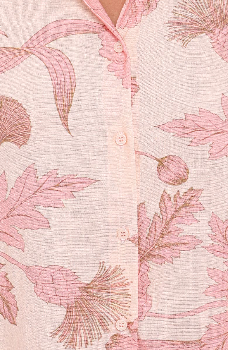 Petal & Pup Ellisa Print Romper, Alternate, color, Pink Floral