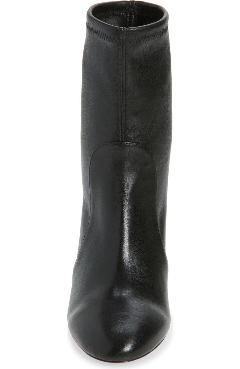 Stuart Weitzman Babette Bootie 85, Alternate, color, Black Nappa