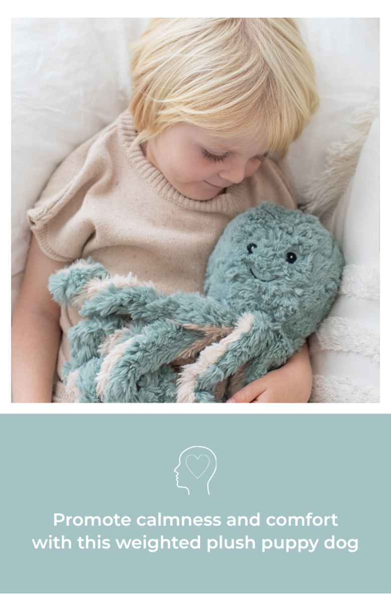 Mindful and Co Kids Microwavable and Weighted Plush Buddies, Alternate, color, Ollie The Octopus