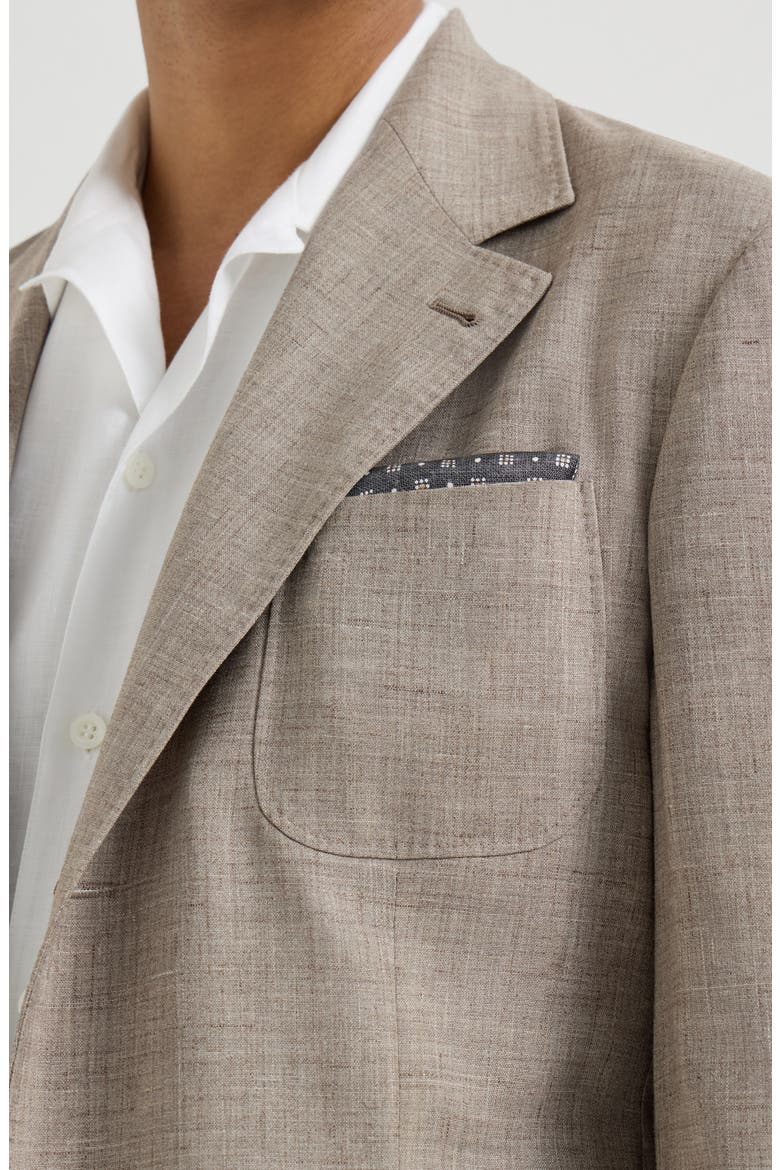 Deconstructed blazer, Alternate, color, Brown