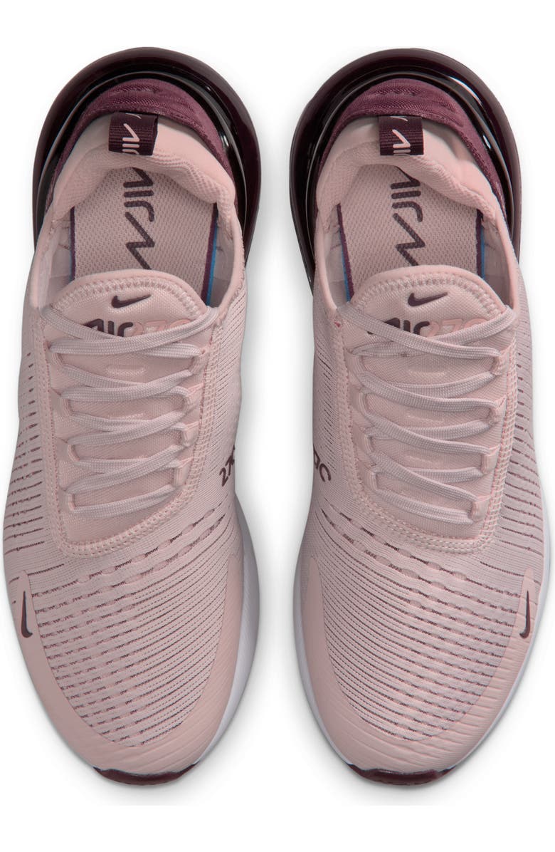 Nike Air Max 270 Sneaker, Alternate, color, Clay Red/ Burgundy Crush
