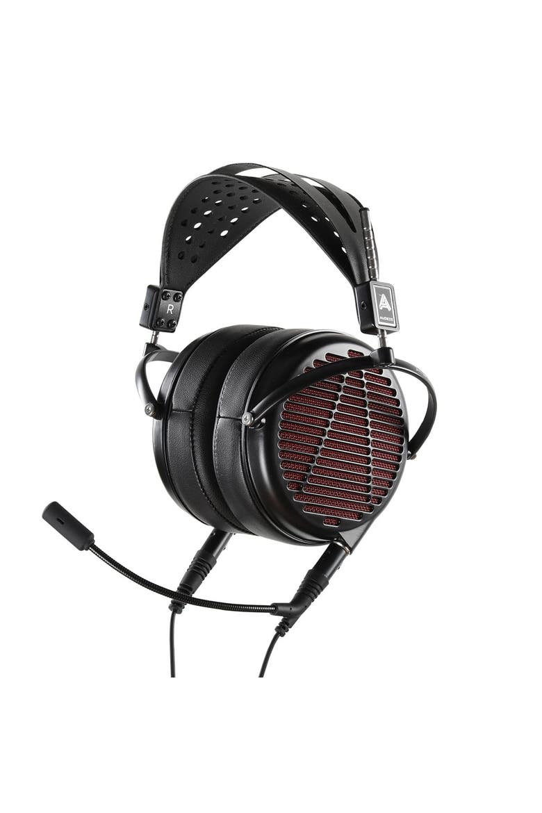 LCD-GX Audiophile Over-Ear Gaming Headset, Main, color, Red/Black