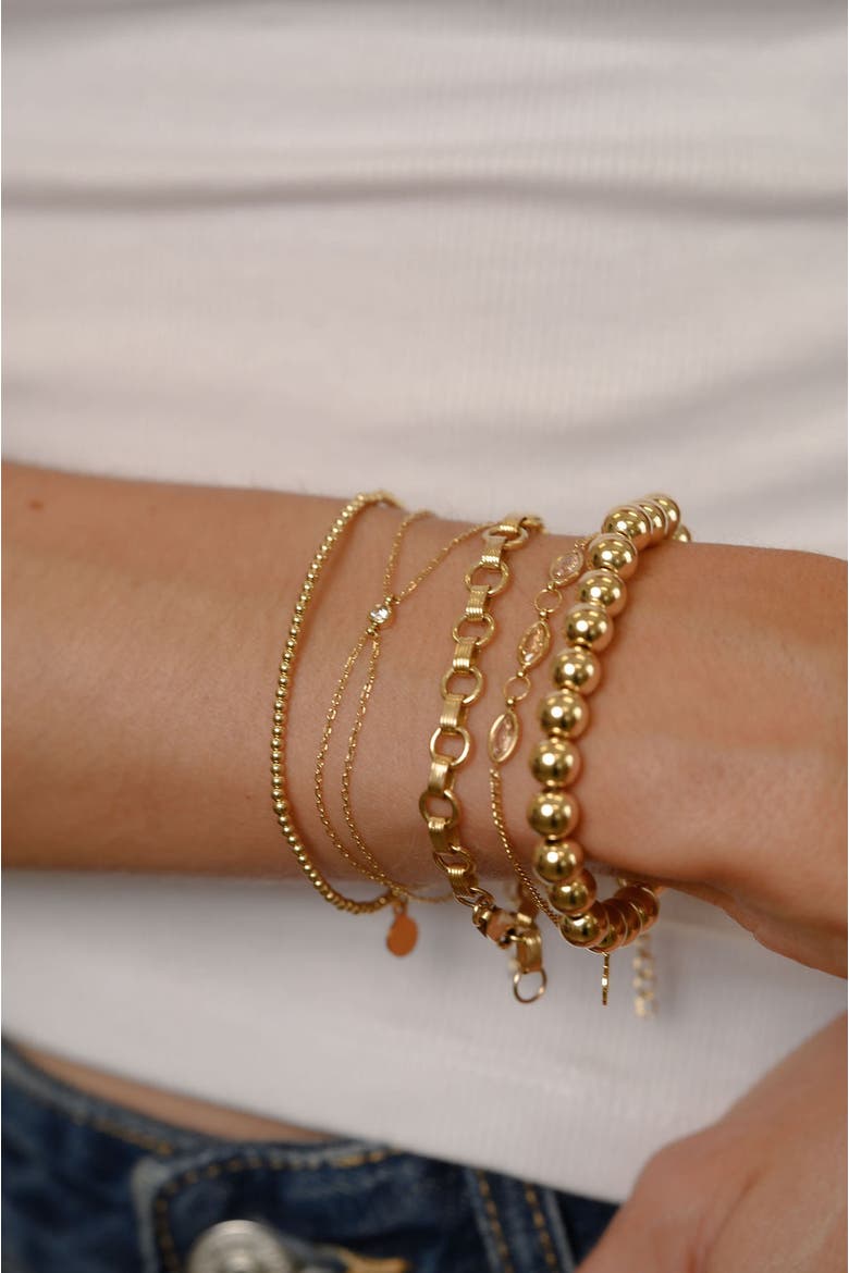 Bellagio Bracelet, Alternate, color, Gold