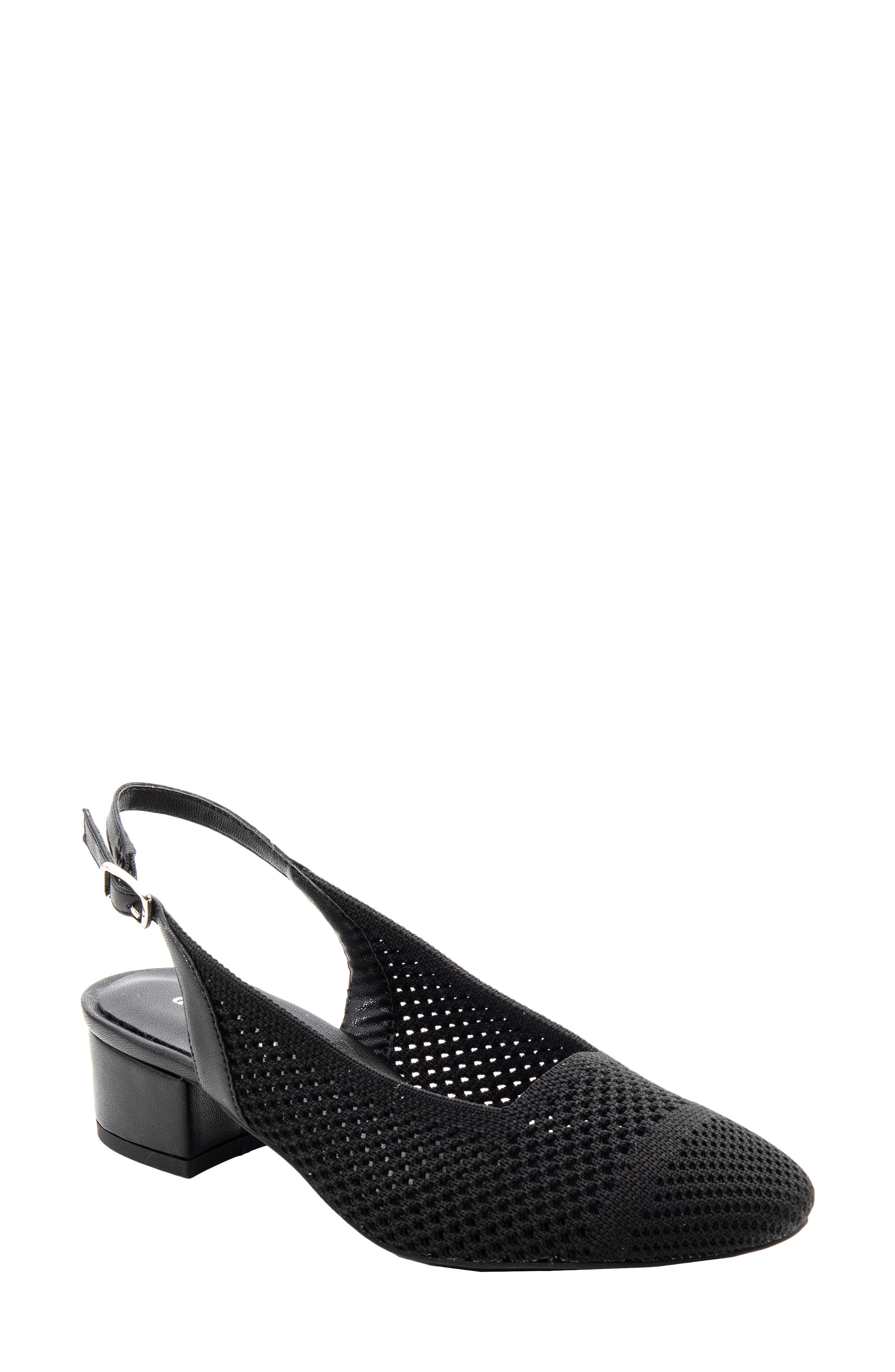 David Tate Glenna Slingback Sandal, Main, color, Black