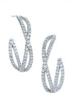 Kwiat 'Fidelity' Diamond Hoop Earrings