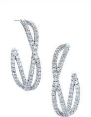 Kwiat 'Fidelity' Diamond Hoop Earrings