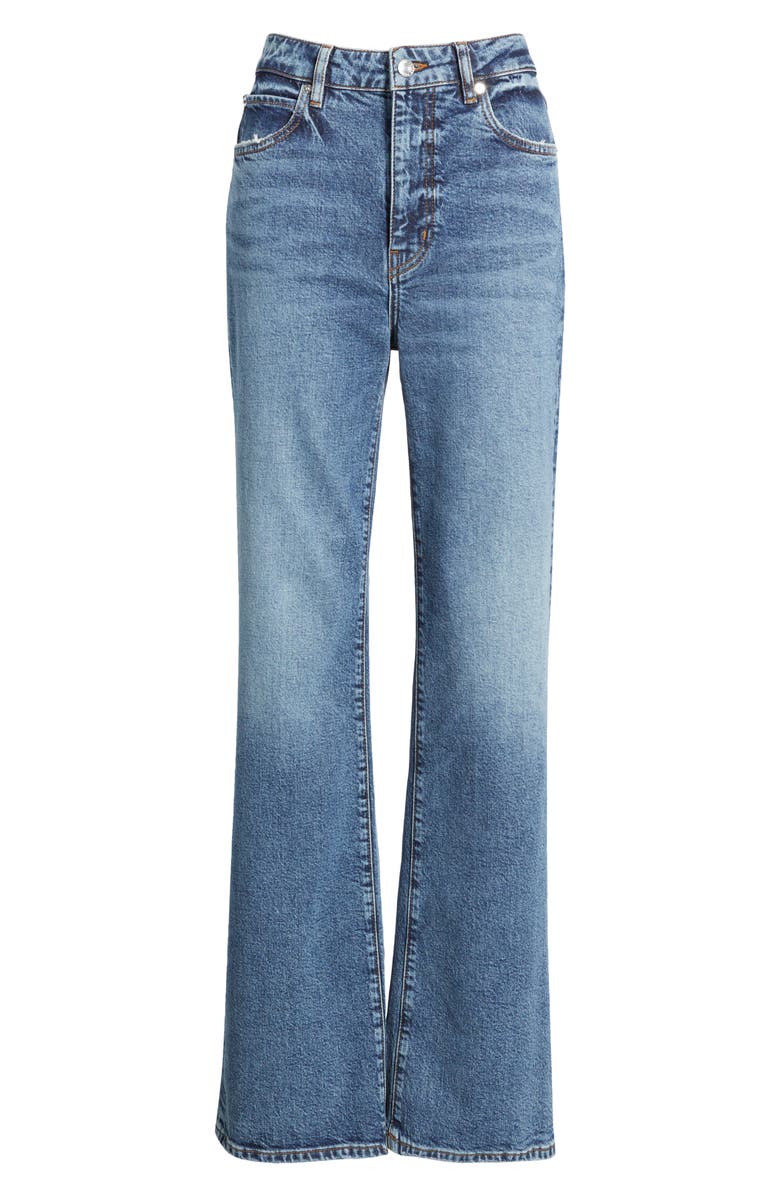 FRAME The Arrow High Waist Relaxed Bootcut Jeans, Alternate, color, Halo