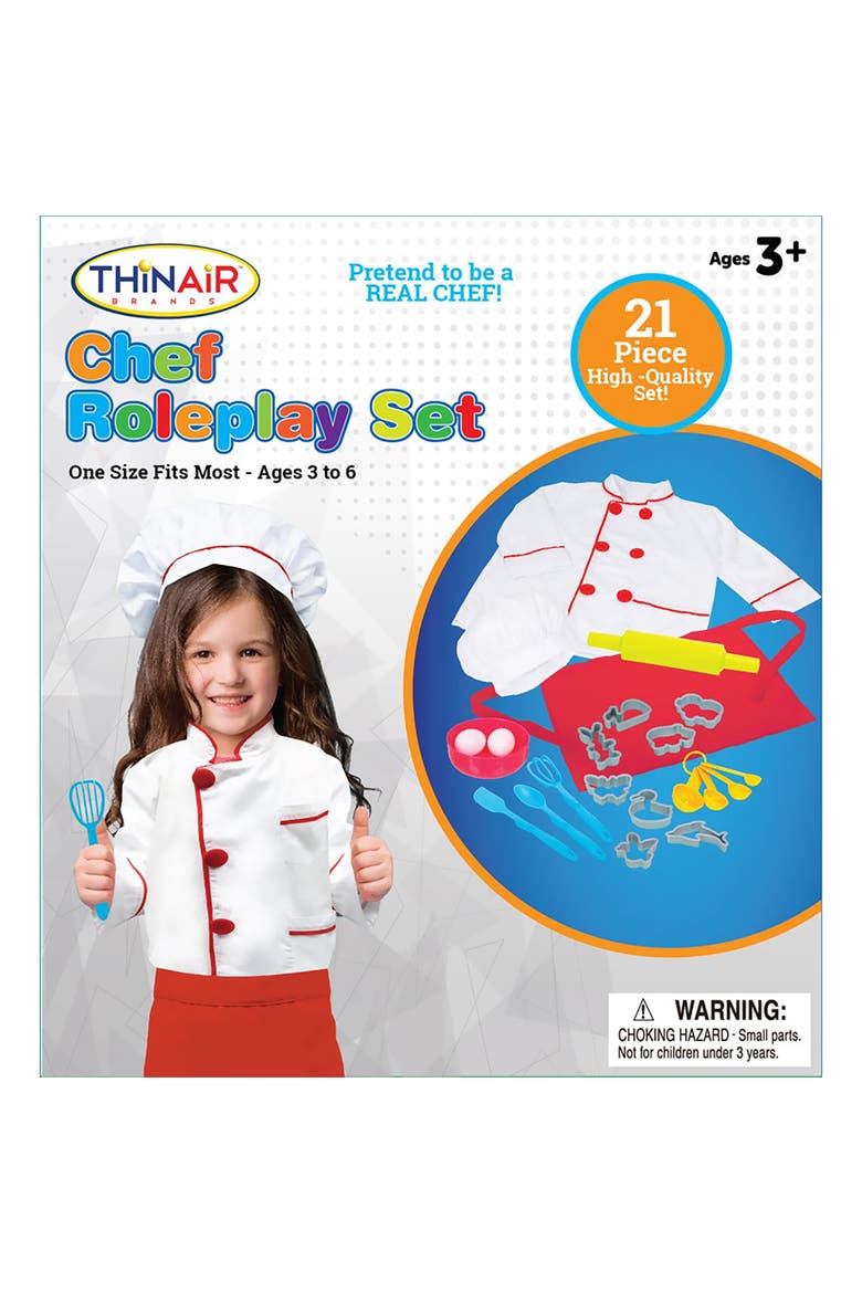 Chef Roleplay Set, 21 Pieces, Alternate, color, Multicolored