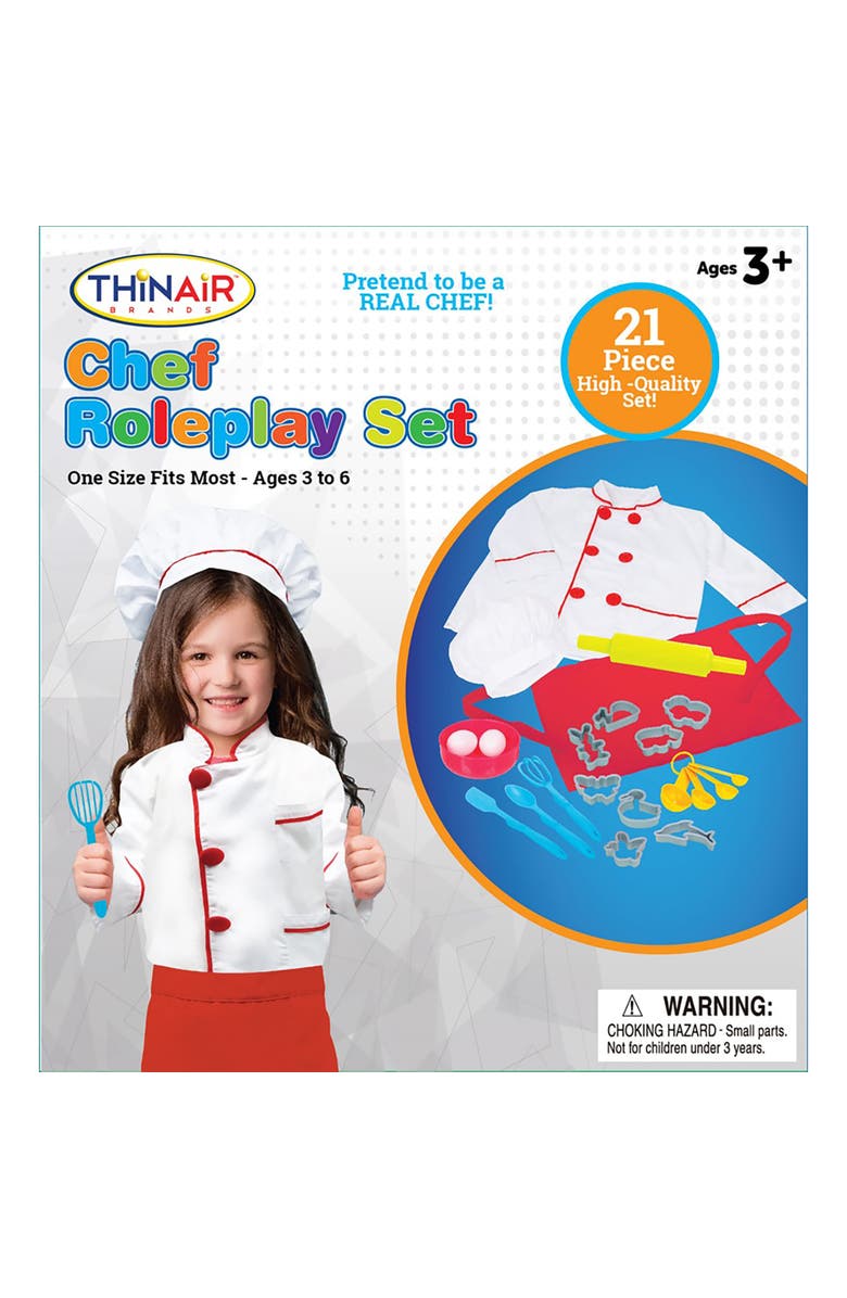 Playful Minds Chef Roleplay Set, 21 Pieces, Alternate, color, Multicolored