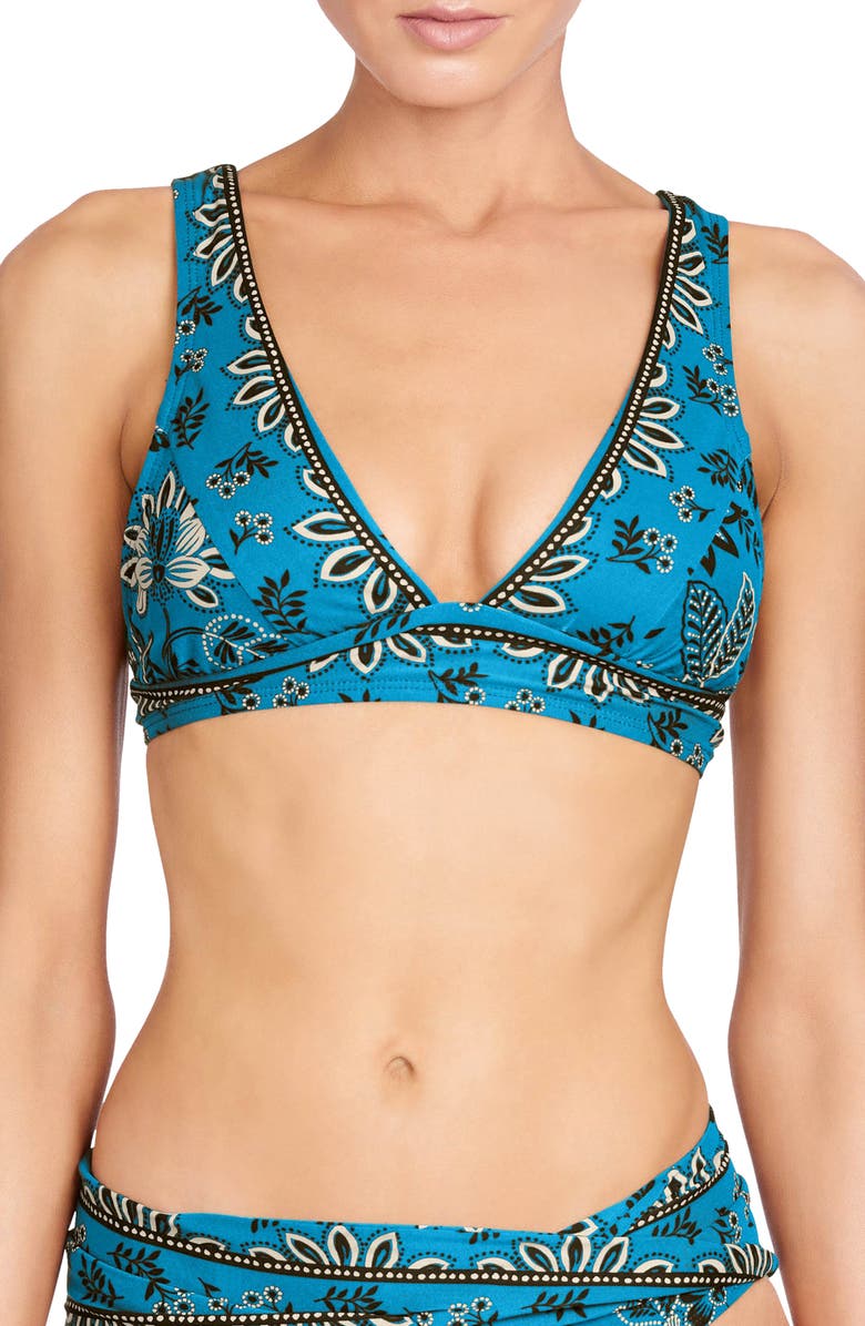Robin Piccone Apollonia Triangle Bikini Top, Main, color, 