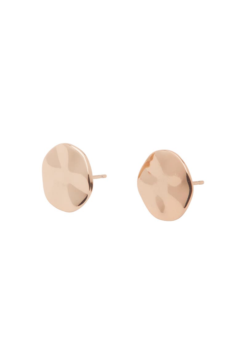 Chloe Small Stud Earrings, Main, color, ROSE GOLD