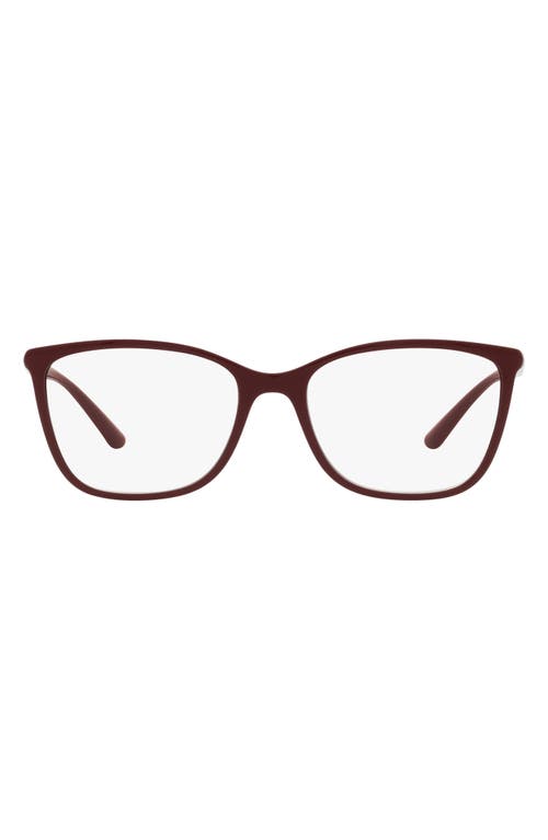 Dolce & Gabbana Dolce&gabbana 54mm Rectangular Optical Glasses In Brown