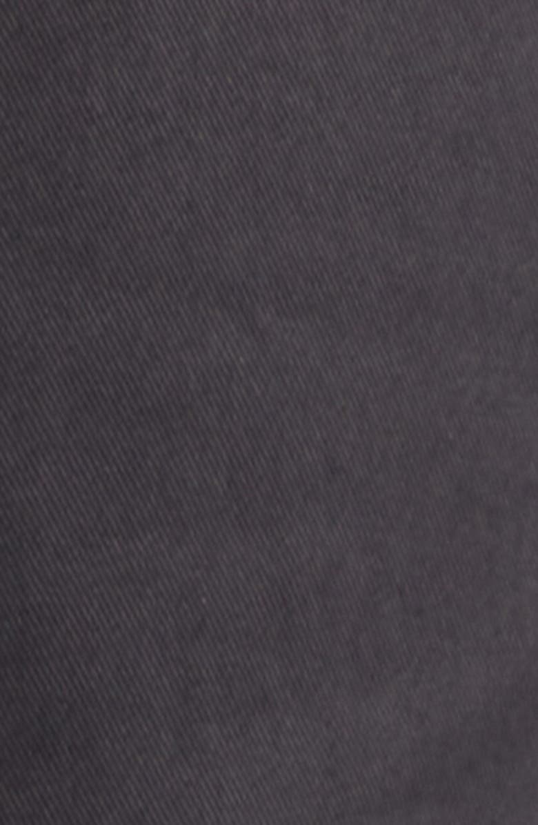 JKEEFER Alec Stretch Organic Cotton Gabardine Work Pants, Alternate, color, Black