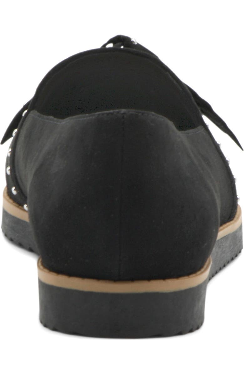 Adrienne Vittadini Laverne Studded Pointed Toe Flat, Alternate, color,