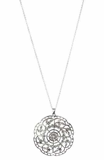 JARDIN Open Daisy Pendant Necklace