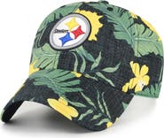 '47 Men's '47 Black Pittsburgh Steelers Beach Side Clean Up Adjustable Hat