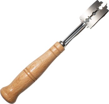 Bread Lame Dough Scoring Blade w/Extra Blades and Cover, Natural Wood Handle