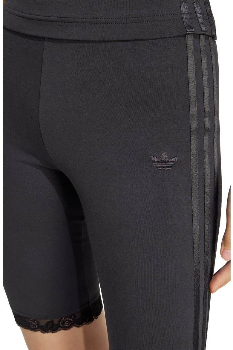 Lace Cycling Shorts, Alternate, color, BLACK/
