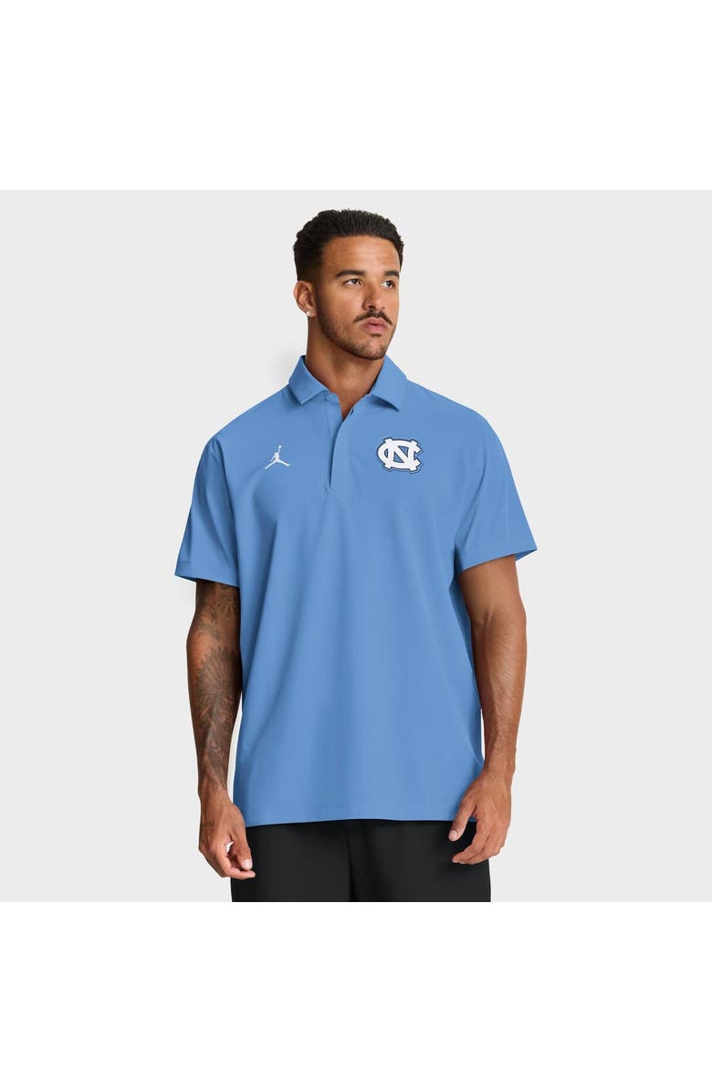 Jordan Brand Men's Jordan Brand Carolina Blue North Carolina Tar Heels 2025 Coaches Sideline Polo, Main, color, Light Blue
