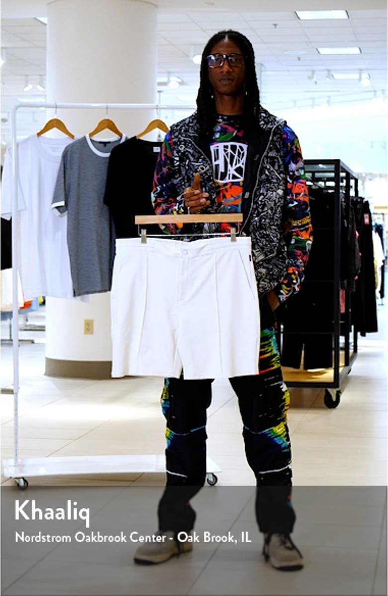 French Terry Flat Front Shorts, sales video thumbnail