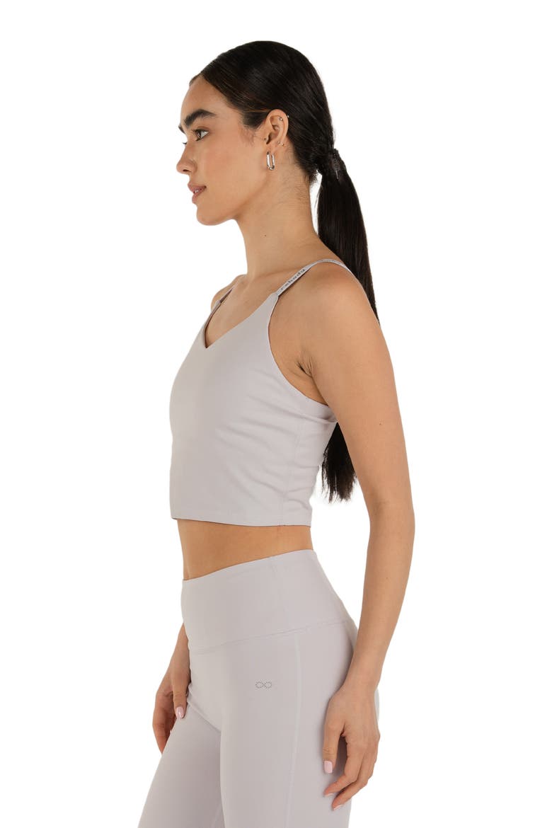 Maia Cloudlux Longline Bra, Alternate, color, Lilac Quartz