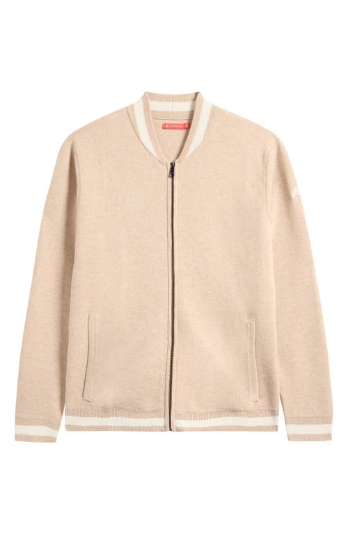 Redvanly Crestwell Wool Bomber Jacket In Blue