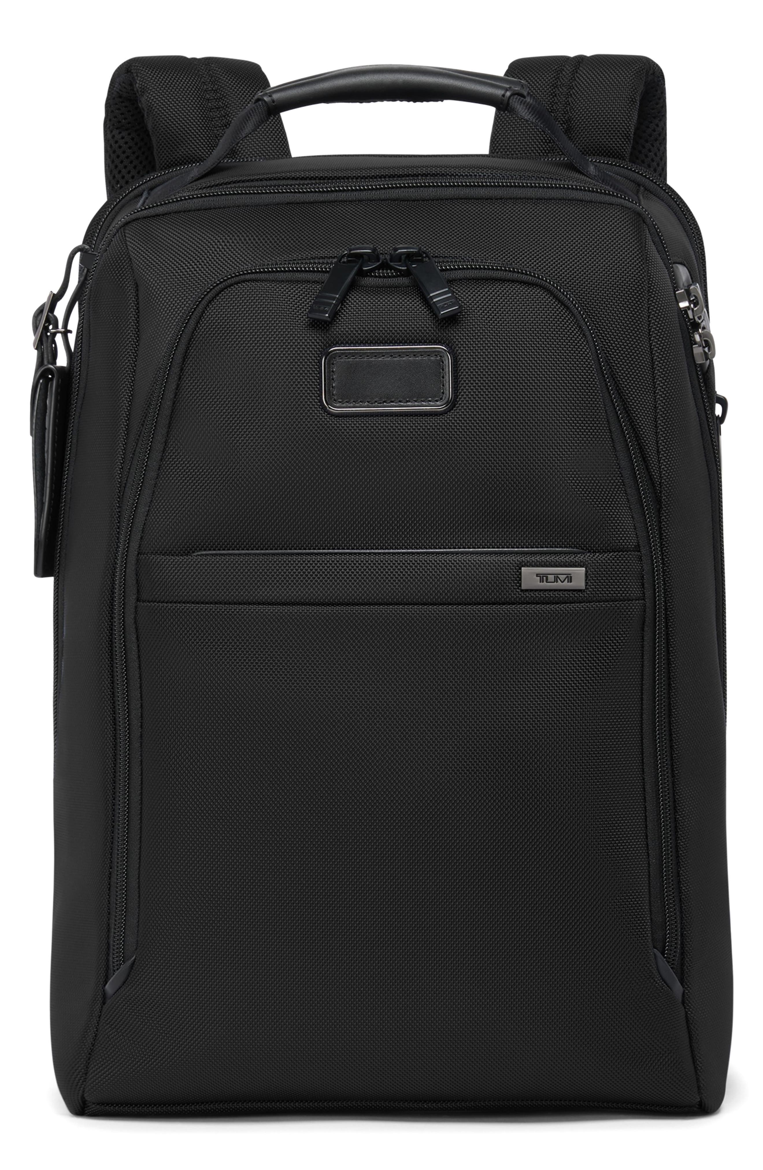 TUMI Medium 15-Inch Expandable Backpack, Main, color, Black