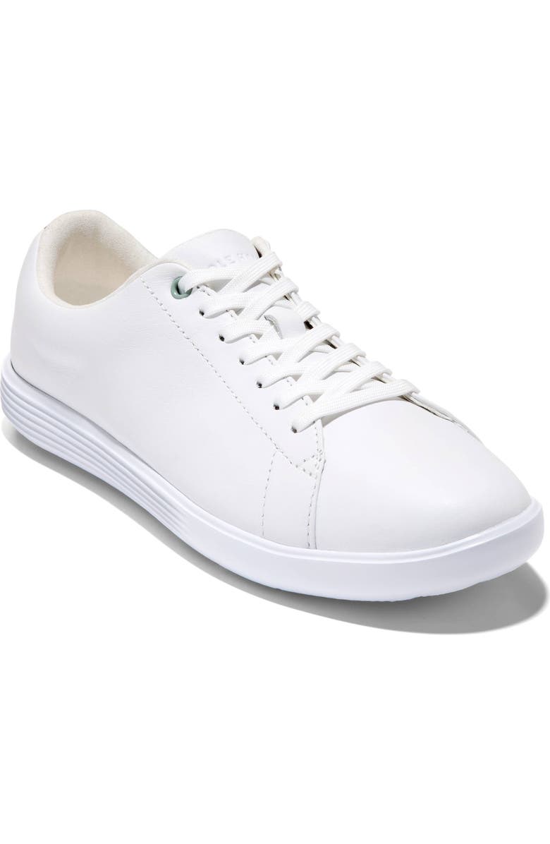 Cole Haan Grand Crosscourt Tennis Shoe, Main, color, White Leather / Lily Pad Croc