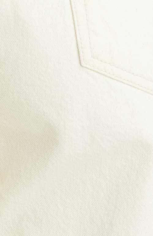 Rag & Bone Icons Alex High Waist Straight Leg Organic Cotton Jeans In Ecru