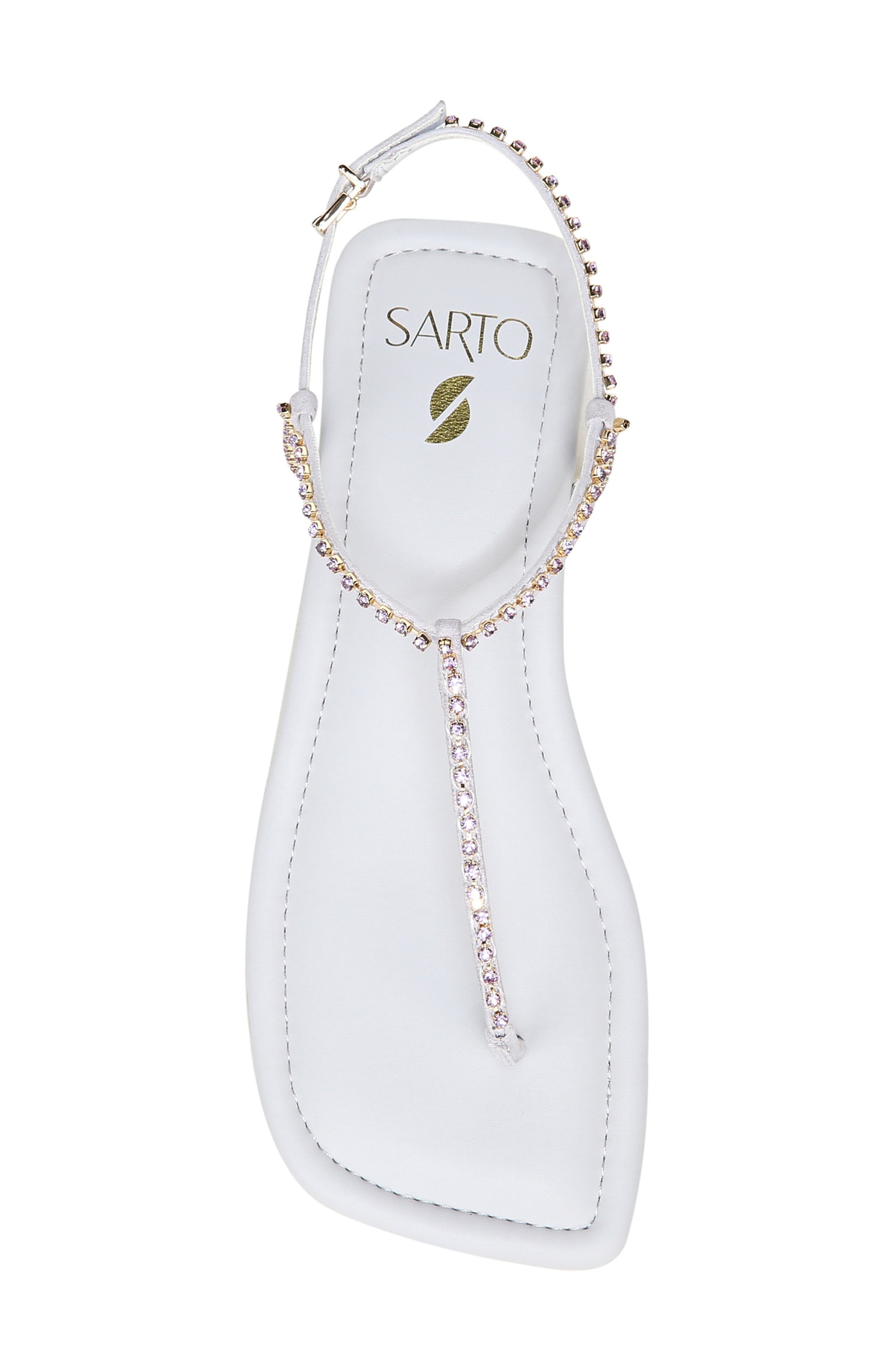 Nolita Embellished Ankle Strap Sandal, Alternate, color, LILAC FROST