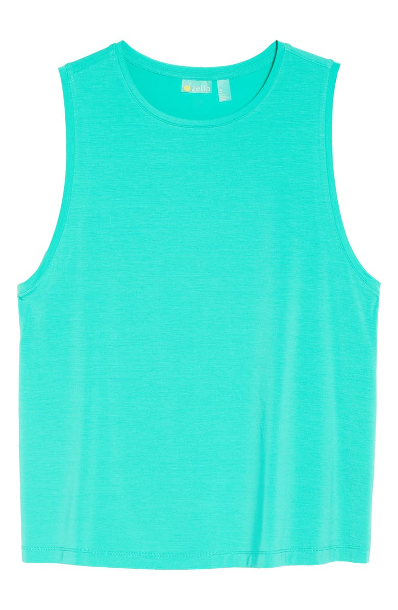 Zella Work for It Easy Tank, Alternate, color, Green Vivid