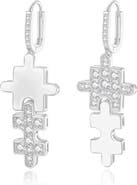 Classicharms Jigsaw Puzzle Drop Earrings