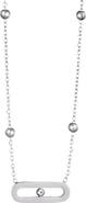 Adornia Crystal Station Necklace