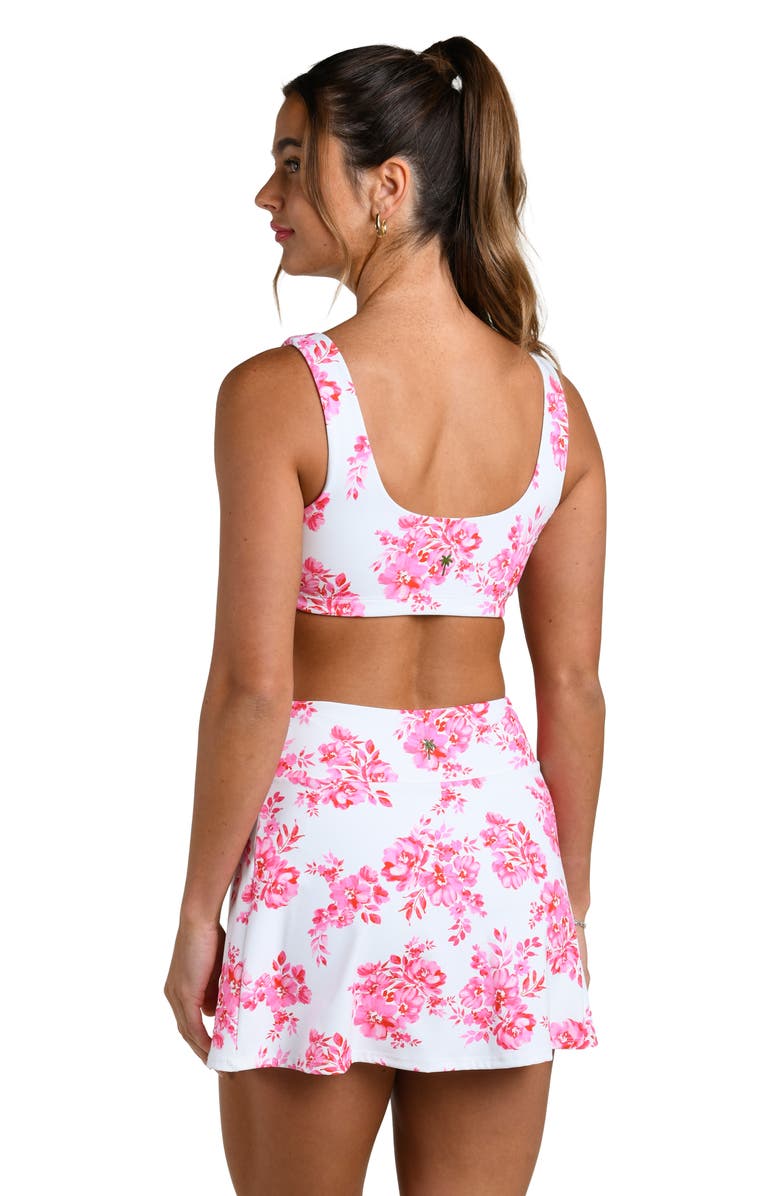La Blanca Rally Rose Active Skort, Alternate, color, White
