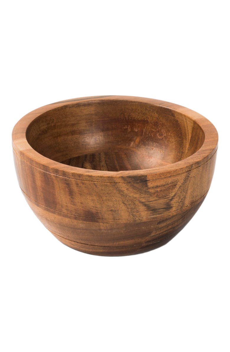 Mela Artisans Grava Acacia Wood Bowls, Alternate, color, Brown