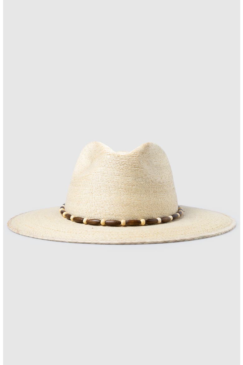 Willow  Handwoven Straw Sun Hat - Bohemian Summer Fedora, Alternate, color, Natural / Brown
