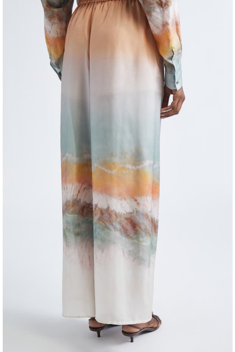 Daylight Relaxed Silk Pants, Alternate, color, TIE DYE
