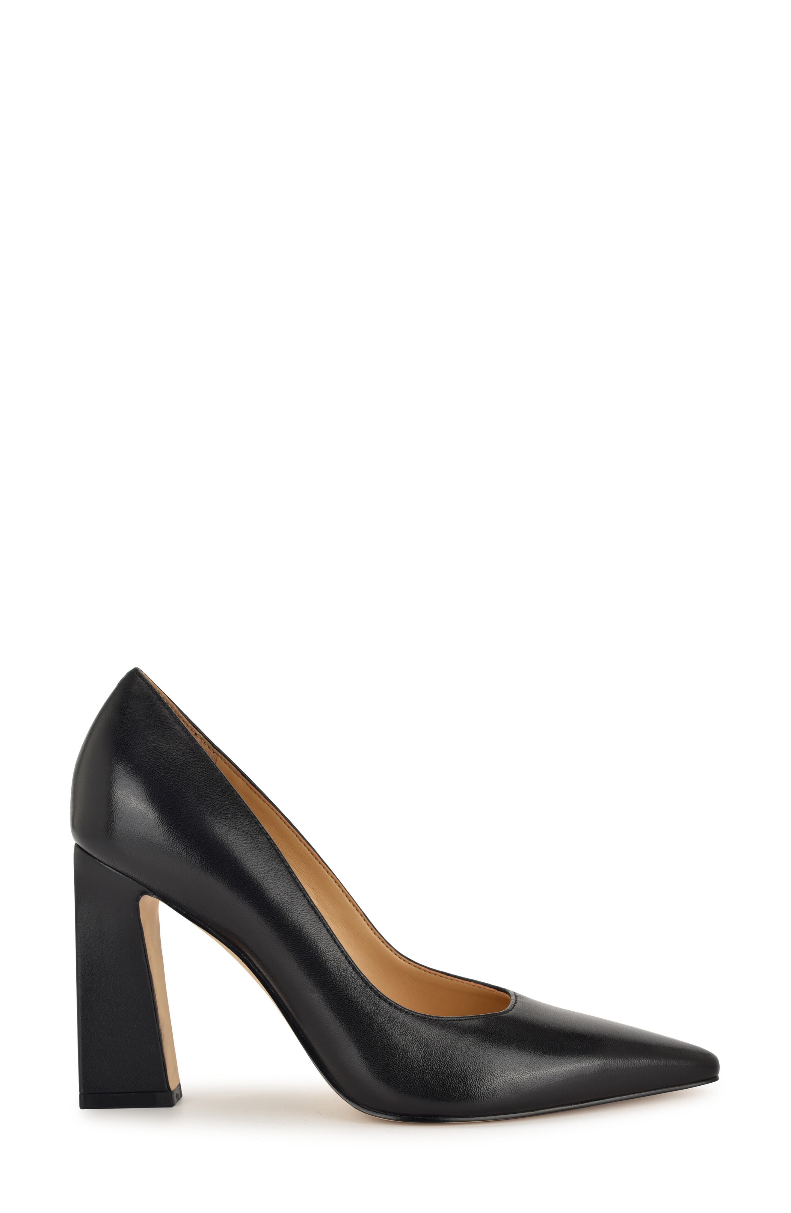 Nine West Tamant Pointed Toe Pump, Alternate, color, Black