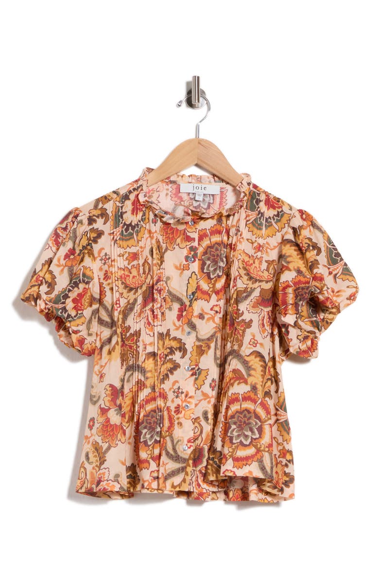 Floral Puff Sleeve Top, Alternate, color, FANTASY FLORAL PRINT