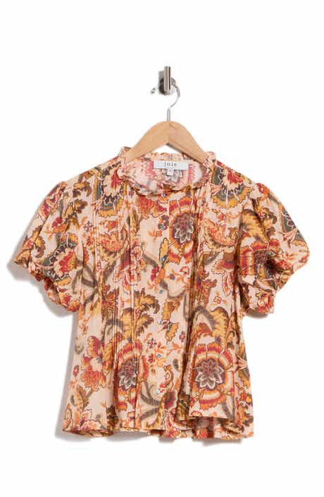 Floral Puff Sleeve Top