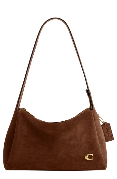 Lola Suede Shoulder Bag