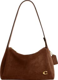 COACH Lola Suede Shoulder Bag