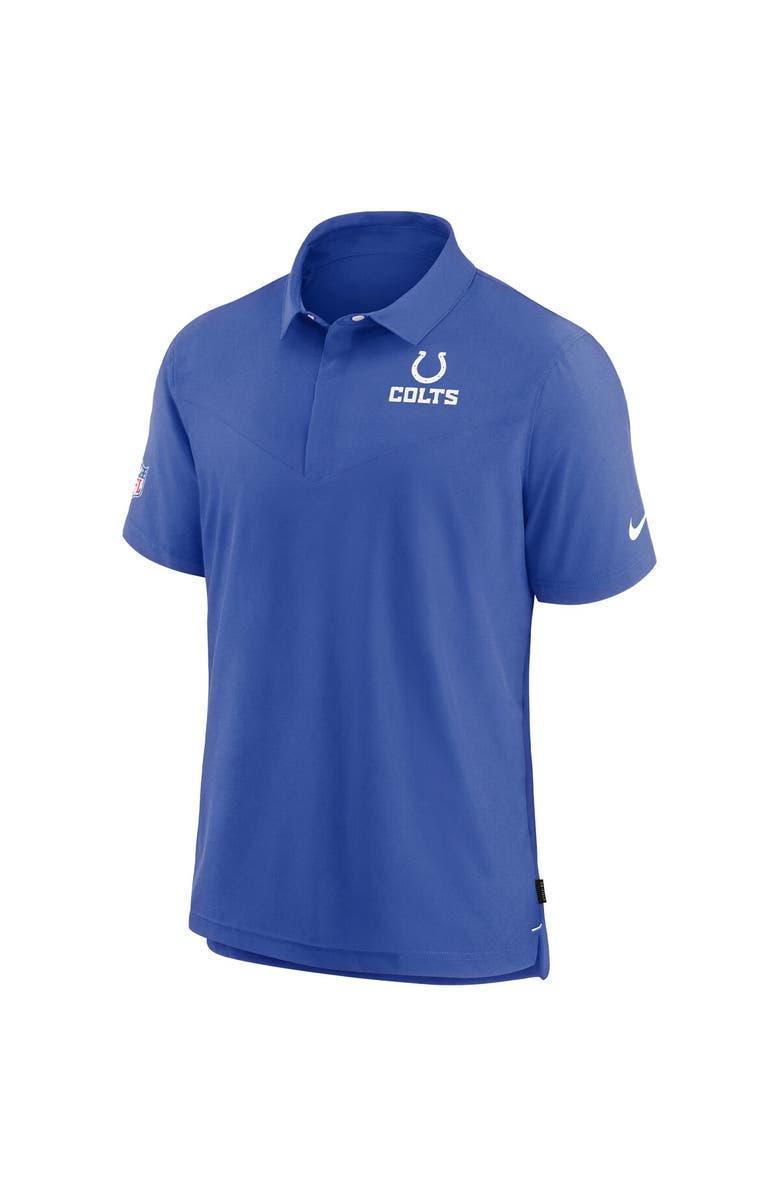 Nike Men's Nike Royal Indianapolis Colts Sideline Lockup Performance Polo, Alternate, color, Royal