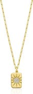 The Lovery Fine Jewelry Starburst Locket Necklace
