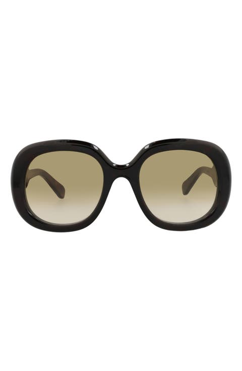 54mm Square Sunglasses