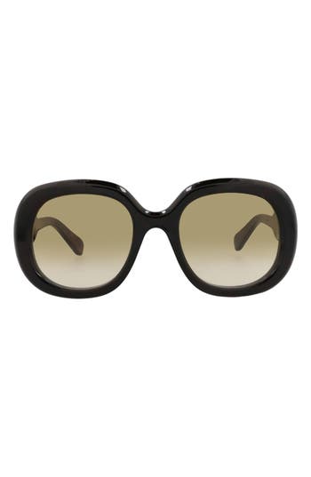 Chloé 54mm Square Sunglasses In Black
