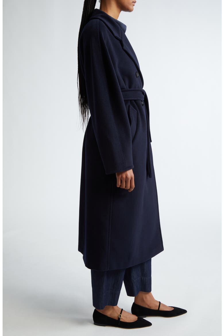 Madame Double Breasted Wool & Cashmere Coat, Alternate, color, ULTRAMARINE